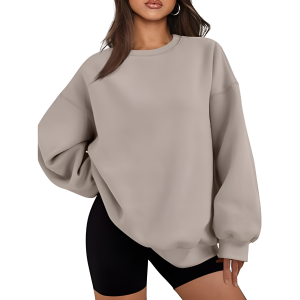 Oversized Sweatshirt Hoodies With Fleece For Women
