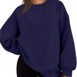 Long Sleeve Oversized Pullover Sweatshirt