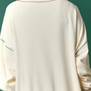 Christmas Sequin Print Crew Long Sleeve Sweatshirt